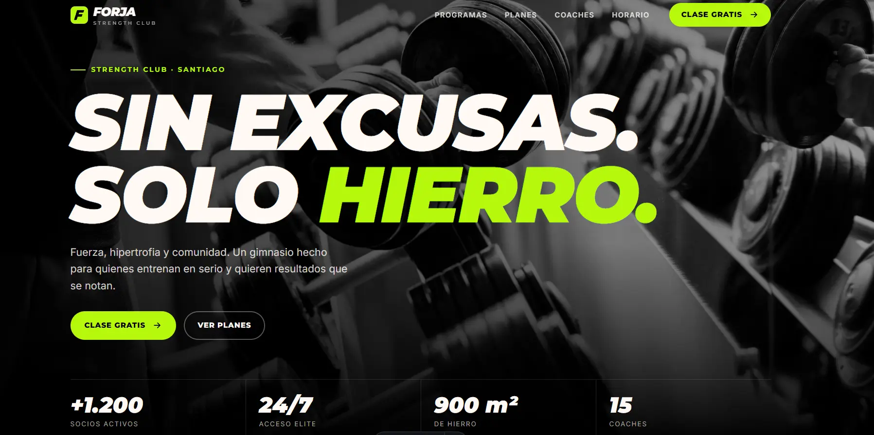 Plantilla Plantilla Gimnasios 1 para Gimnasios