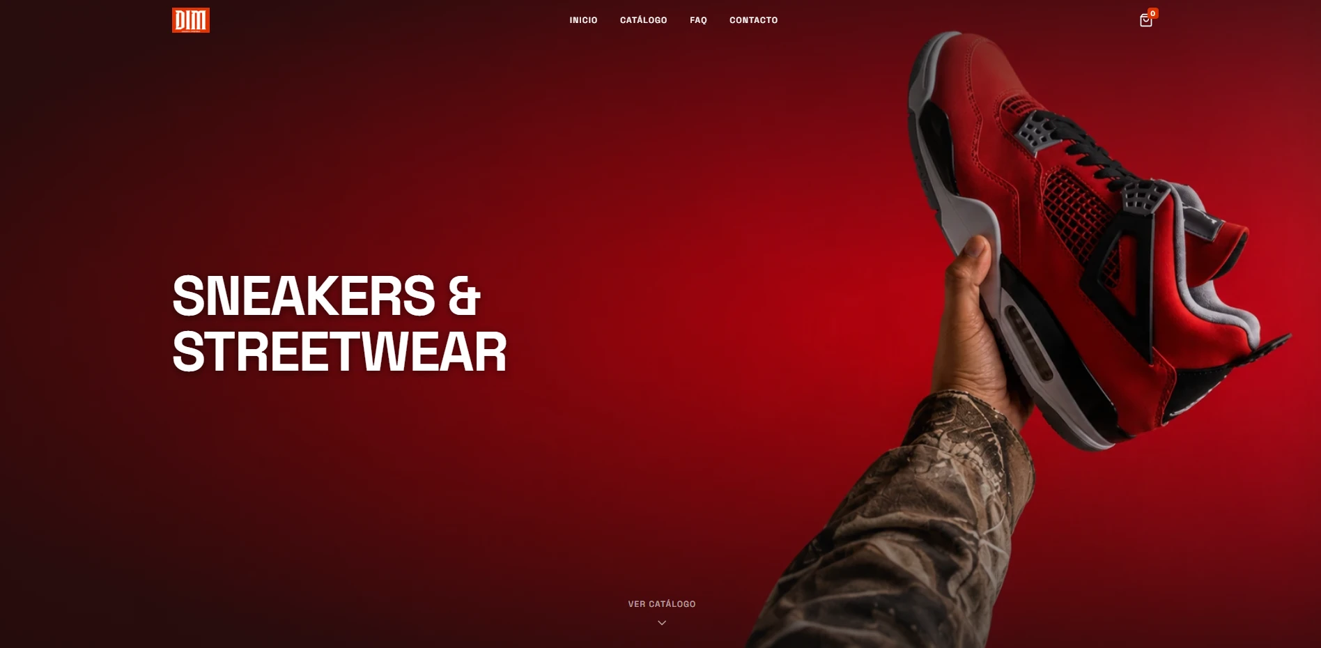 Vista previa del proyecto DIM Sneakers & Streetwear